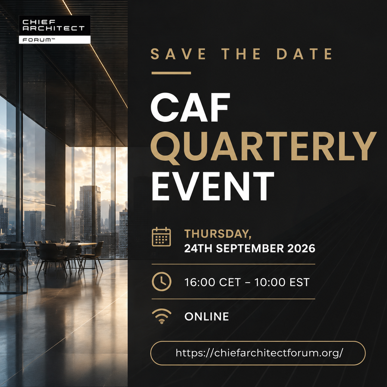 CAF Quarterly Event – Q3